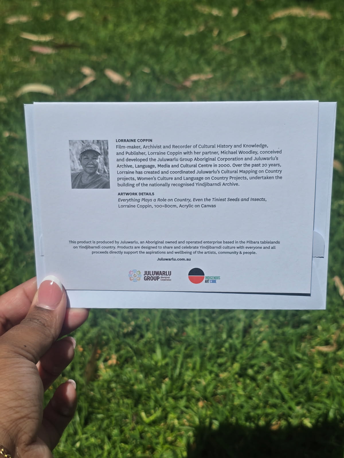 Everything Plays a Role on Country, Even the Tiniest Seeds and Insects Gift Card