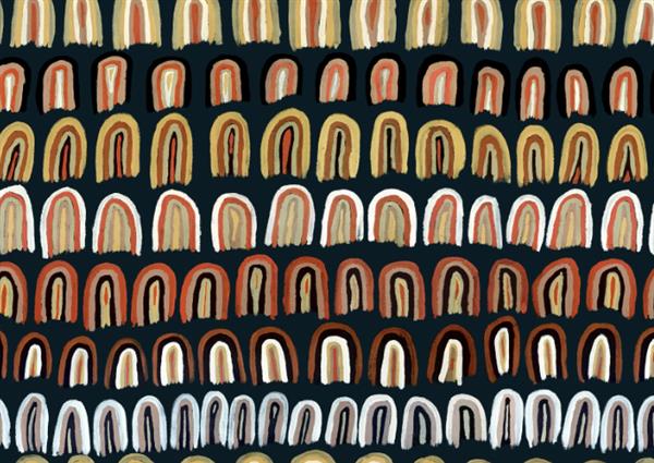 Munda Fabric per metre (2m length) - Judith Coppin