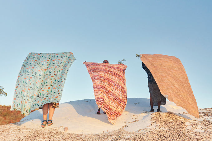 Fabric by the Metre - Yindjibarndi Munda Hills (2m length)