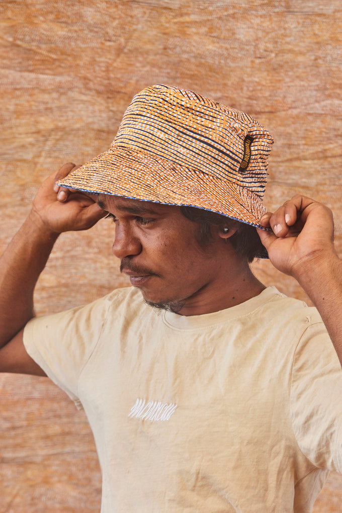 Milky Way Ngurra Nujugamu Reversible Bucket Hat