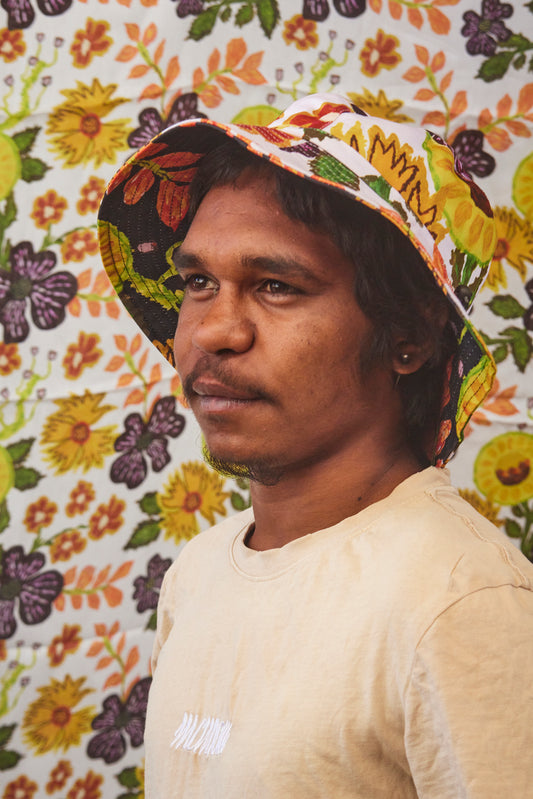 Native Flowers Reversible Bucket Hat