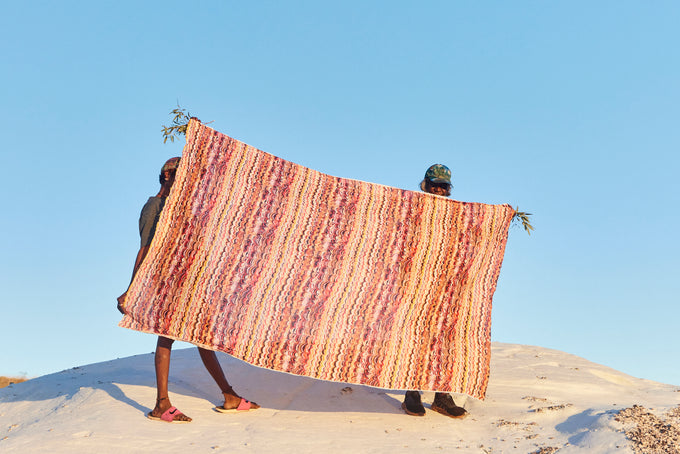 Fabric by the Metre - Yindjibarndi Munda Hills (2m length)