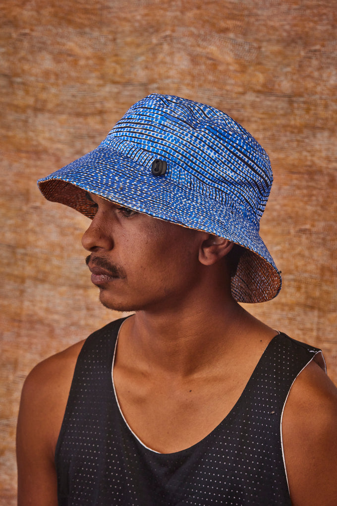 Milky Way Ngurra Nujugamu Reversible Bucket Hat