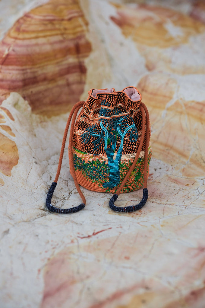 Nancybird x Wendy Hubert - Beaded Pouch