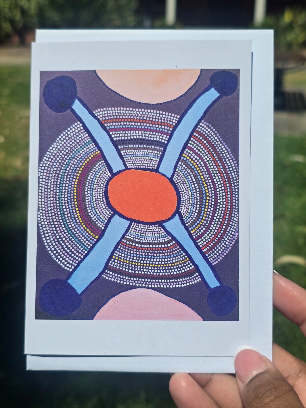 Gumawaynii Muthu-gayu (Meeting Place) Greeting Card