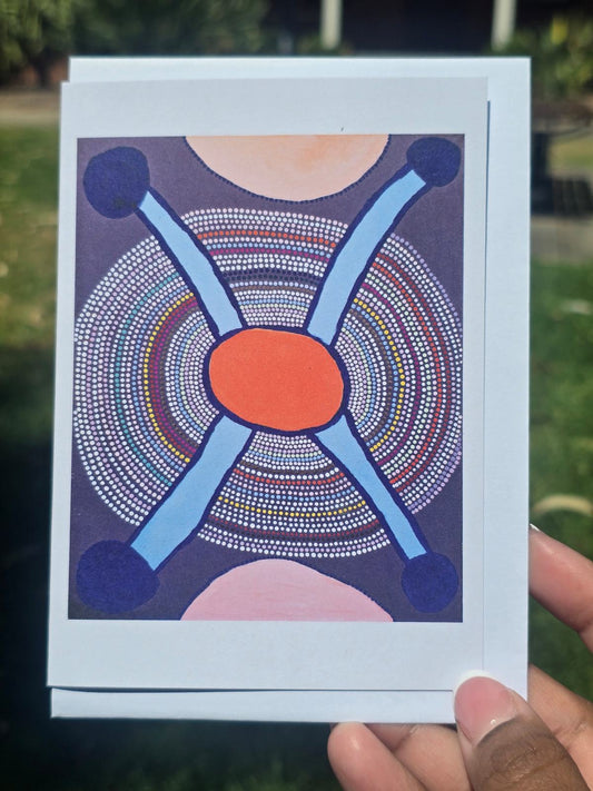 Gumawaynii Muthu-gayu (Meeting Place) Greeting Card