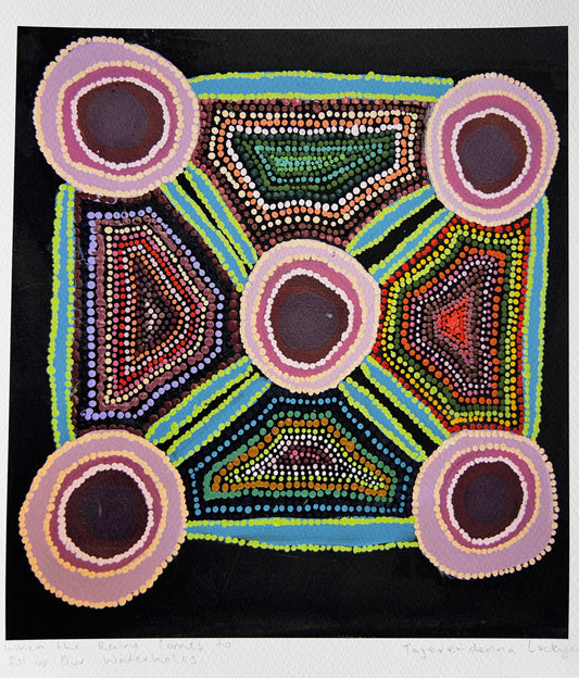 When the Rain Comes to Fill up our Waterholes Giclee Print