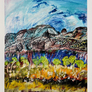 Storms on the Hammersley Ranges Giclee Print