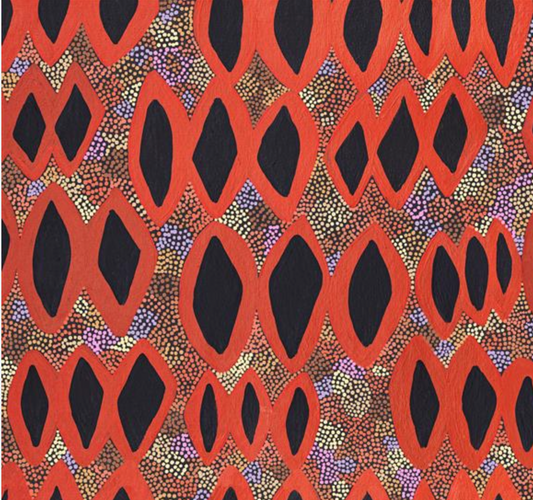 Sturt Desert Pea - Fabric by the Metre (2m length)