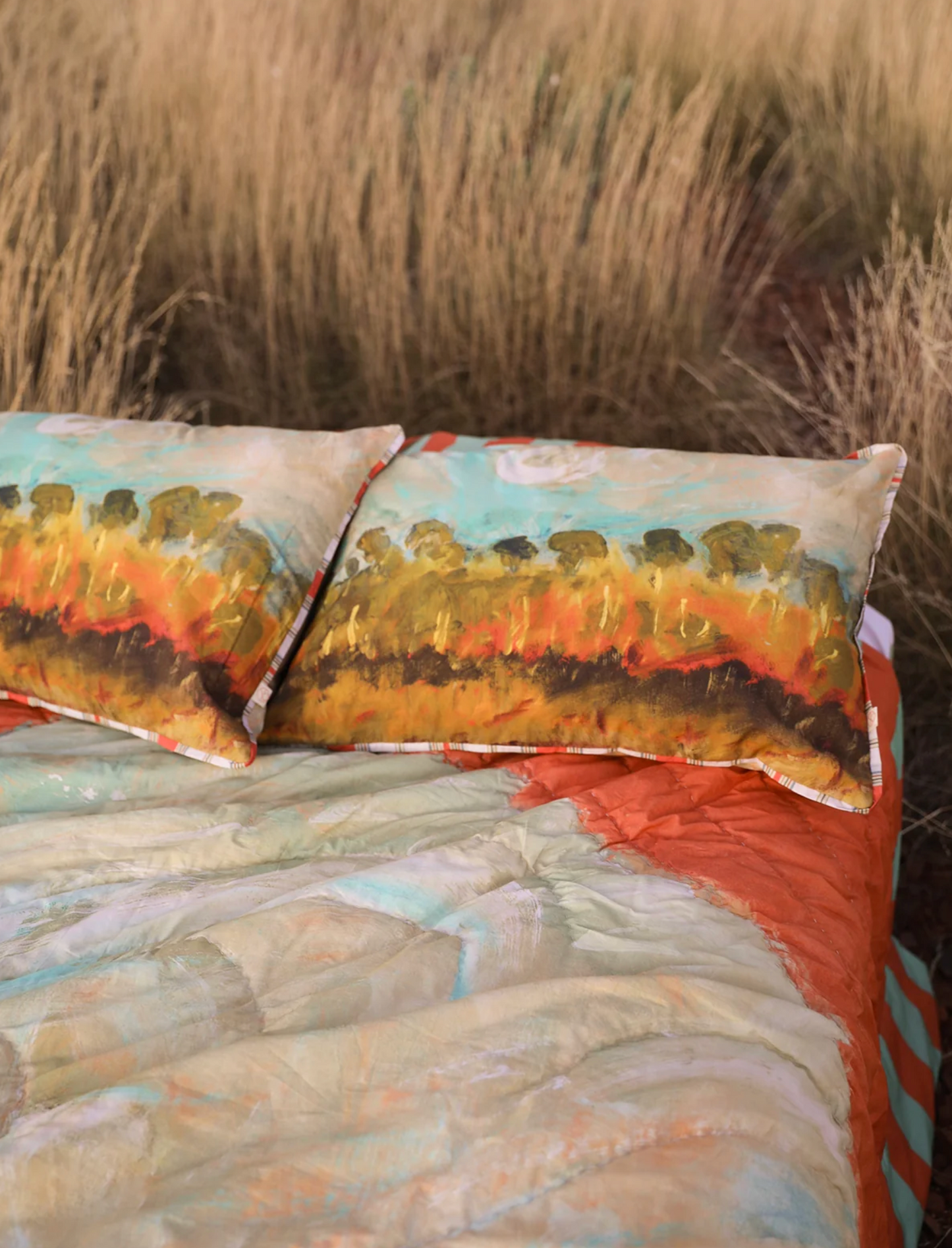 Organic Cotton Pillowcase - Clouds