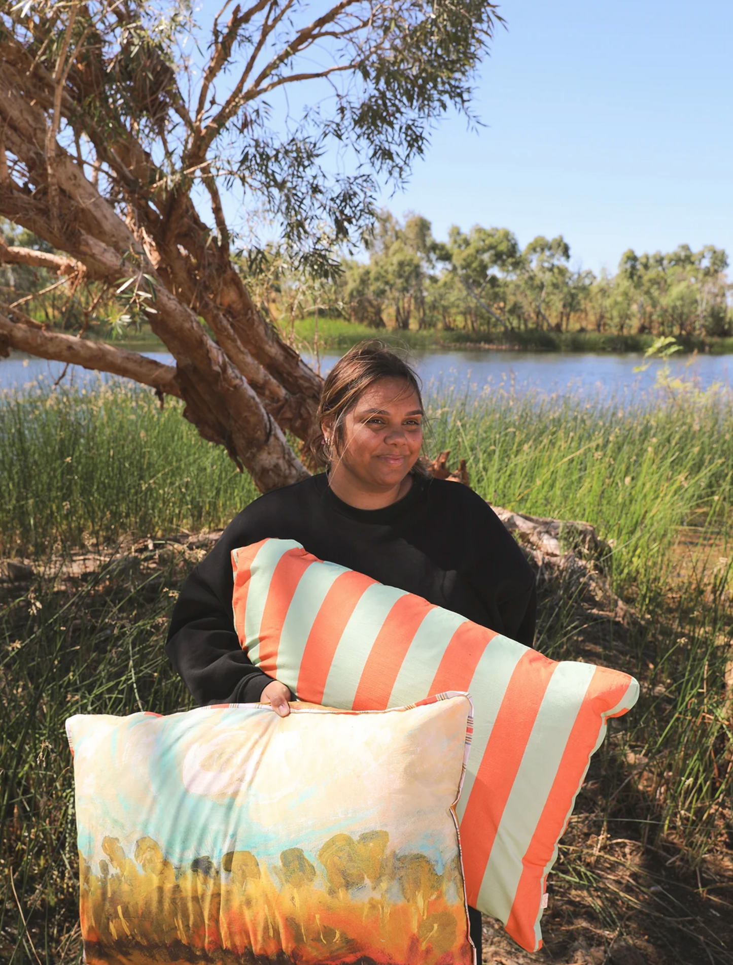 Organic Cotton Pillowcase - Clouds