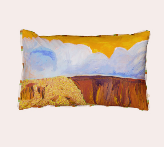 Organic Cotton Pillowcase - Yellow Sky